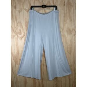 J. Jill Wearever Collection Crop Pants XL Tall Gray Pull On Minimalist Travel